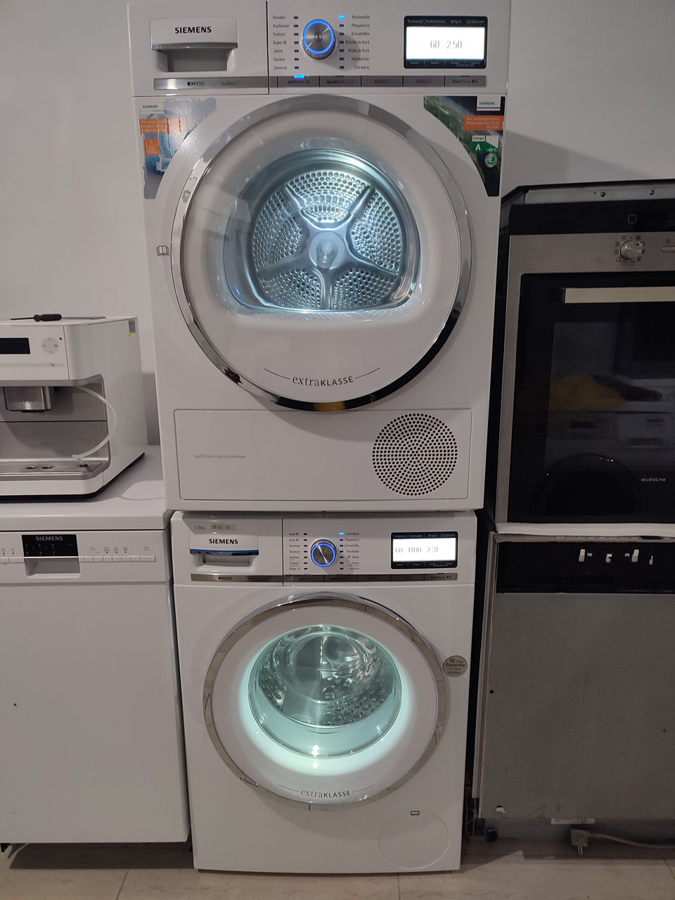 Siemens IQ890-комплект стиралки и сушки премиум класса