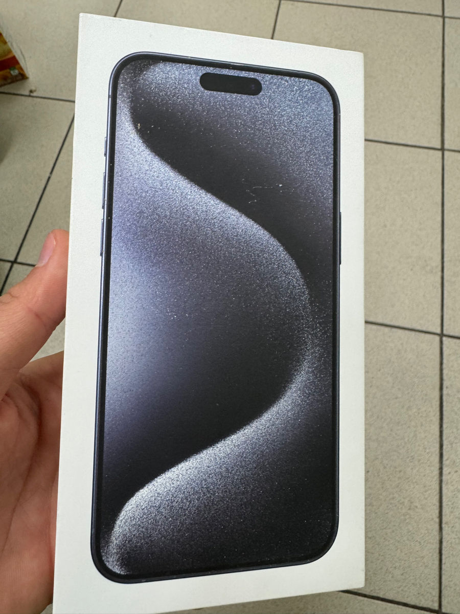 Iphone 15 Pro Max Sigilat + husa si sticla cadou  foto 0