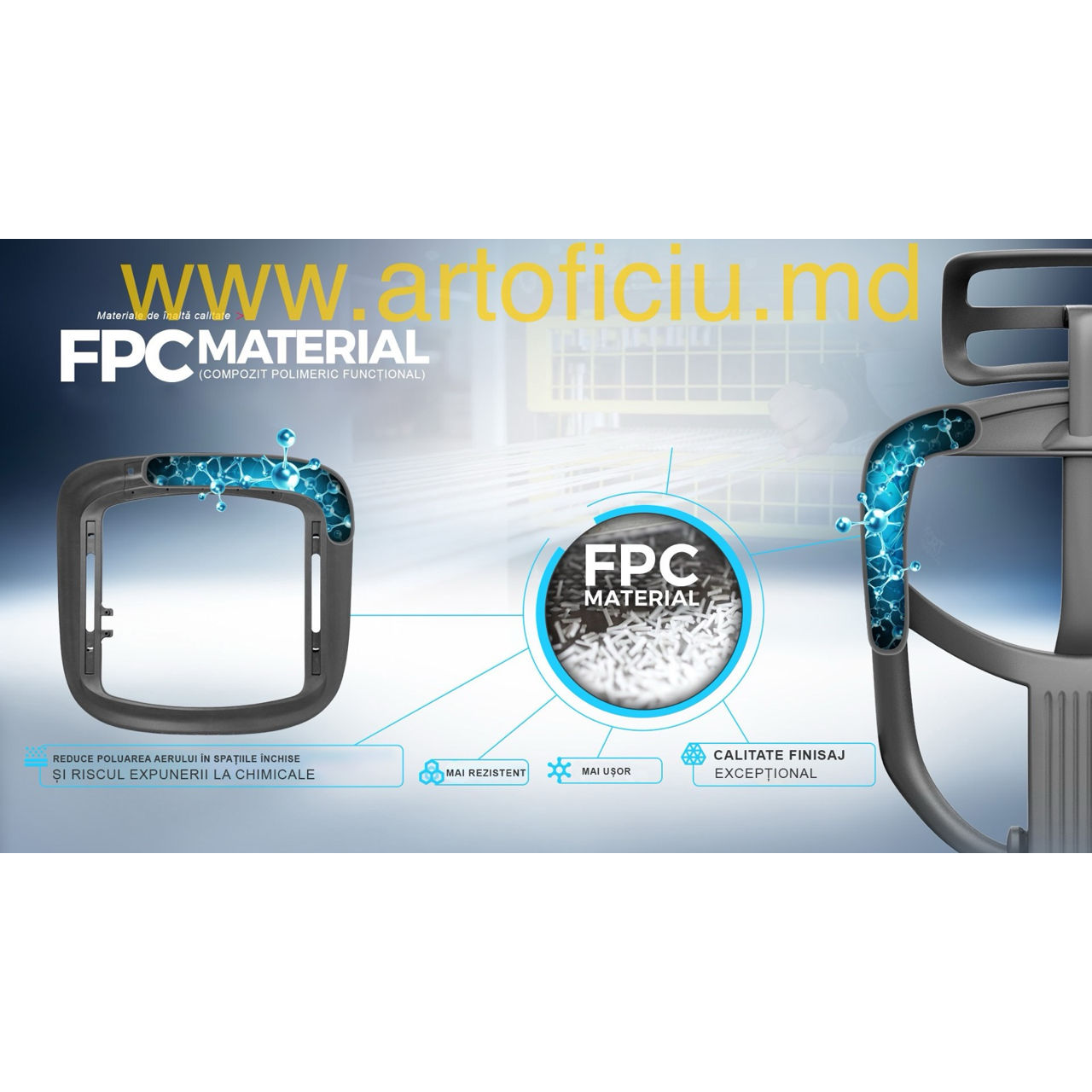 Scaun ergonomic Enjoy Ultra - este proiectat pentru a asigura confortul spatelui dvs. foto 15