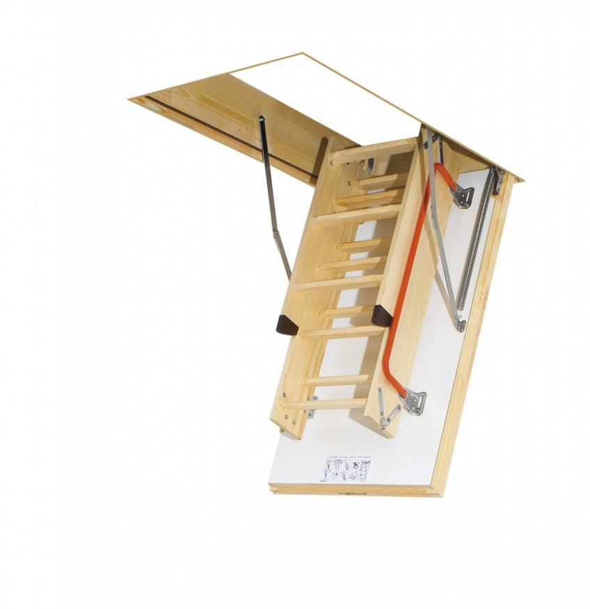 Чердачная лестница Fakro LTK Thermo H-2.8m 60*120 cm foto 0
