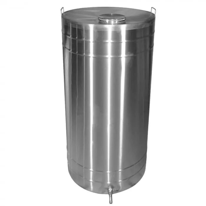 Butoi inox 105 l (cu robinet inox 1/2 si PTFE banda teflon) / Achitare 4-10 rate / Livrare foto 0