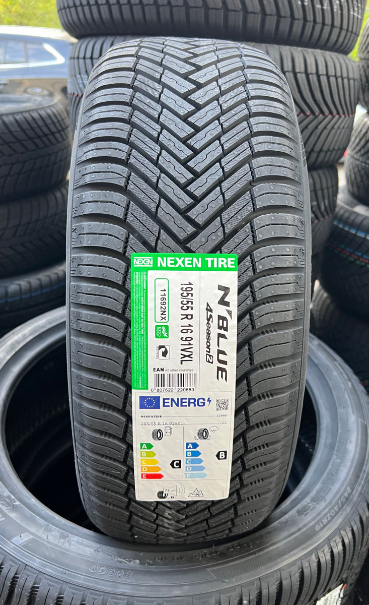 195/55 R16 Nexen N`Blue 4season/ Доставка, livrare toata Moldova 2024 foto 0