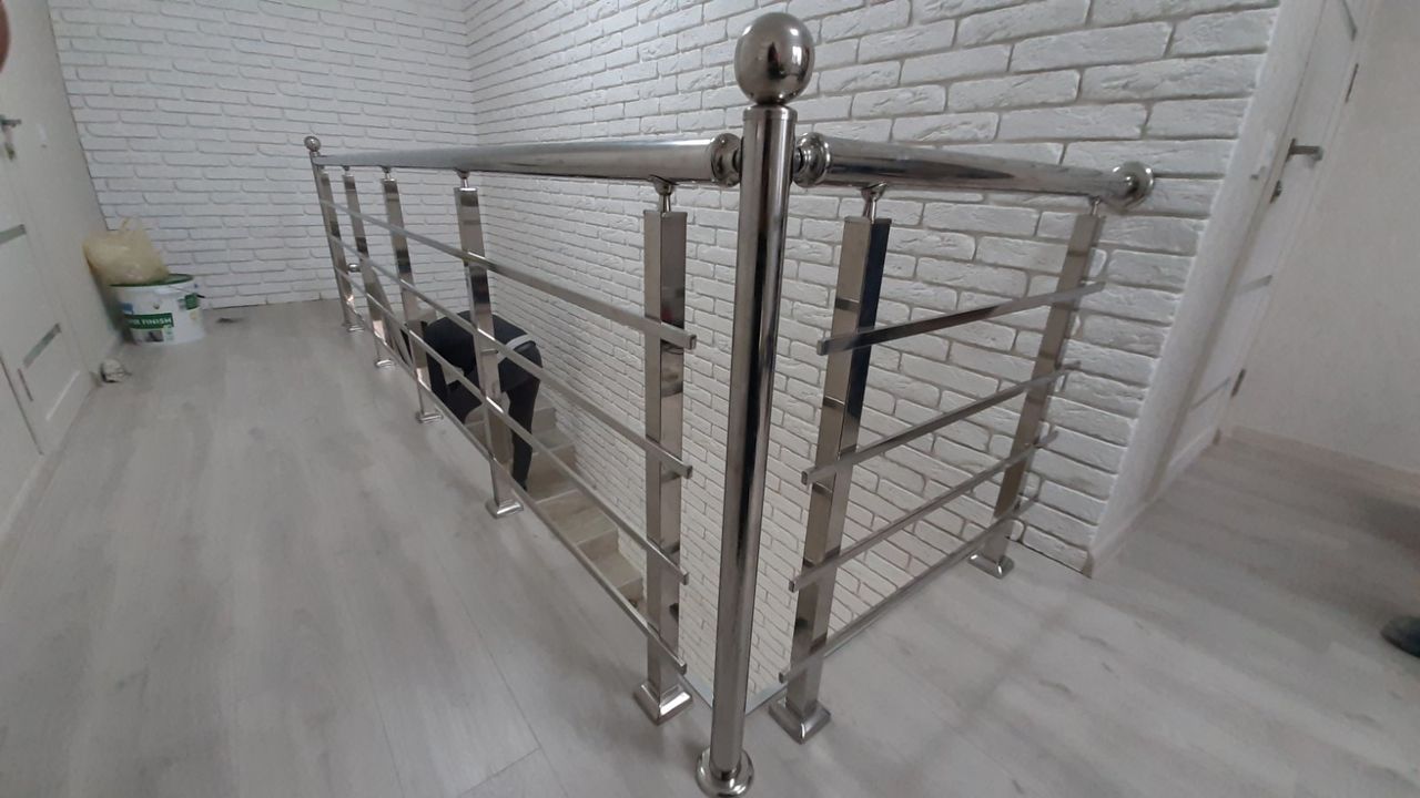 Перила из нержавейки  ! !! balustrade din inox фото 18