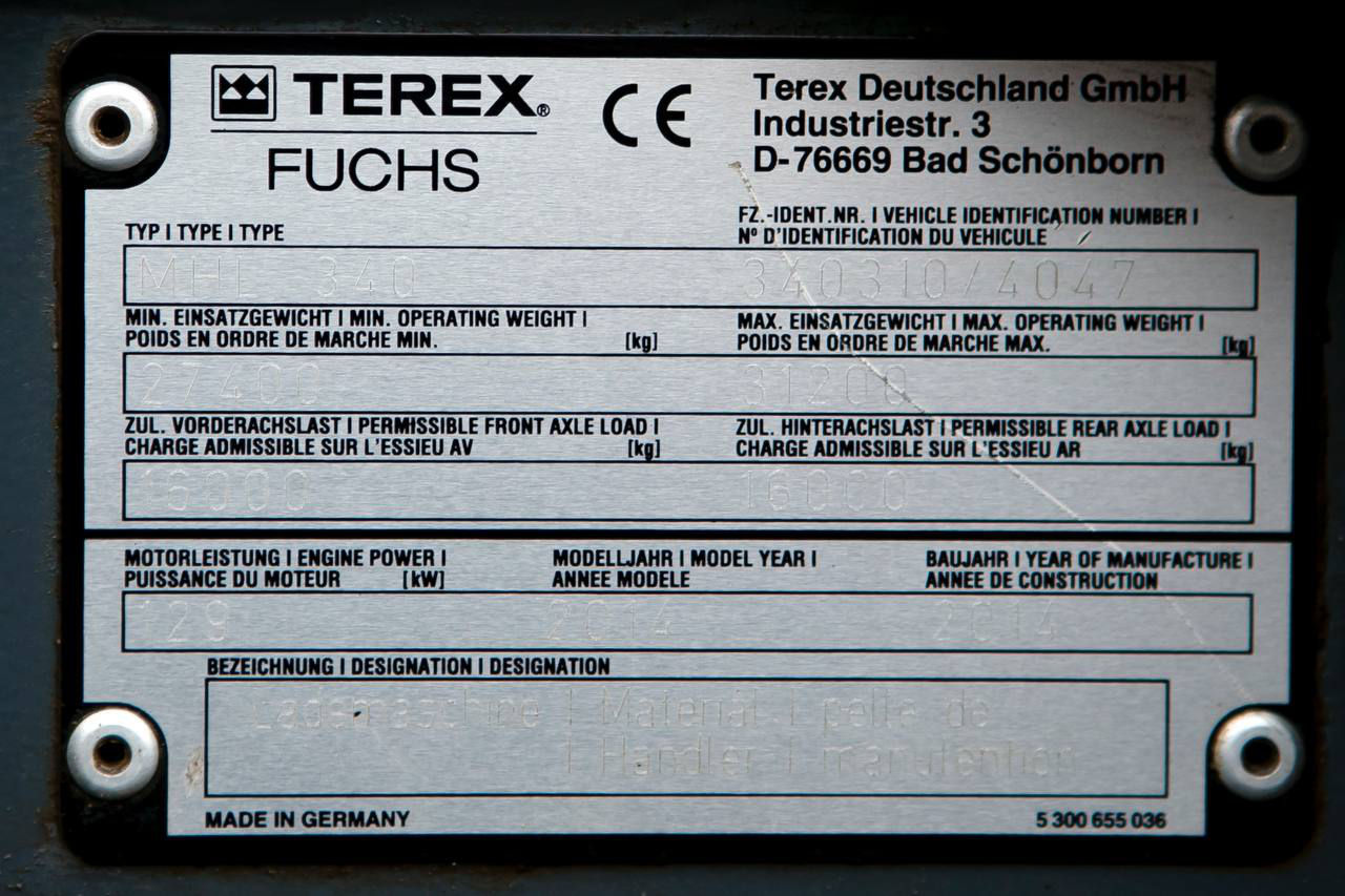 Перегружатель Fuchs MHL 340 фото 5