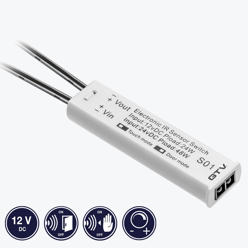 Senzor pentru banda led GTV în Chișinău, senzor de miscare pentru banda led, sensor pentru mobila foto 7