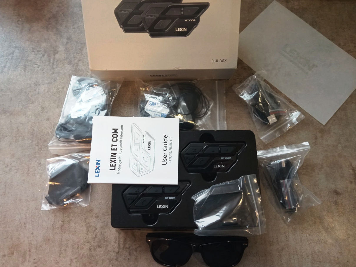 Мотогарнитура Lexin ET COM 1200M intercom motogarnitura foto 3