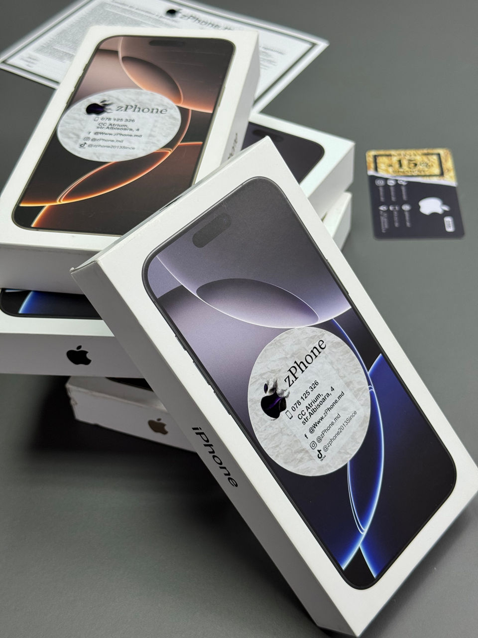 iPhone 17 Pro 256G Magazin zPhone Garanție 24Luni (128GB/256GB/512GB/1TB) Disponibile Toate Culorile foto 9