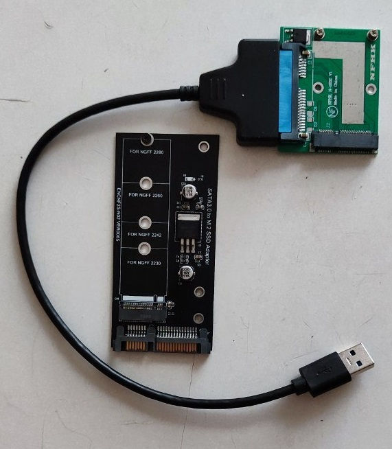 Адаптеры-переходники с M.2 и mSATA на SATA и с SATA на USB                                           фото 0