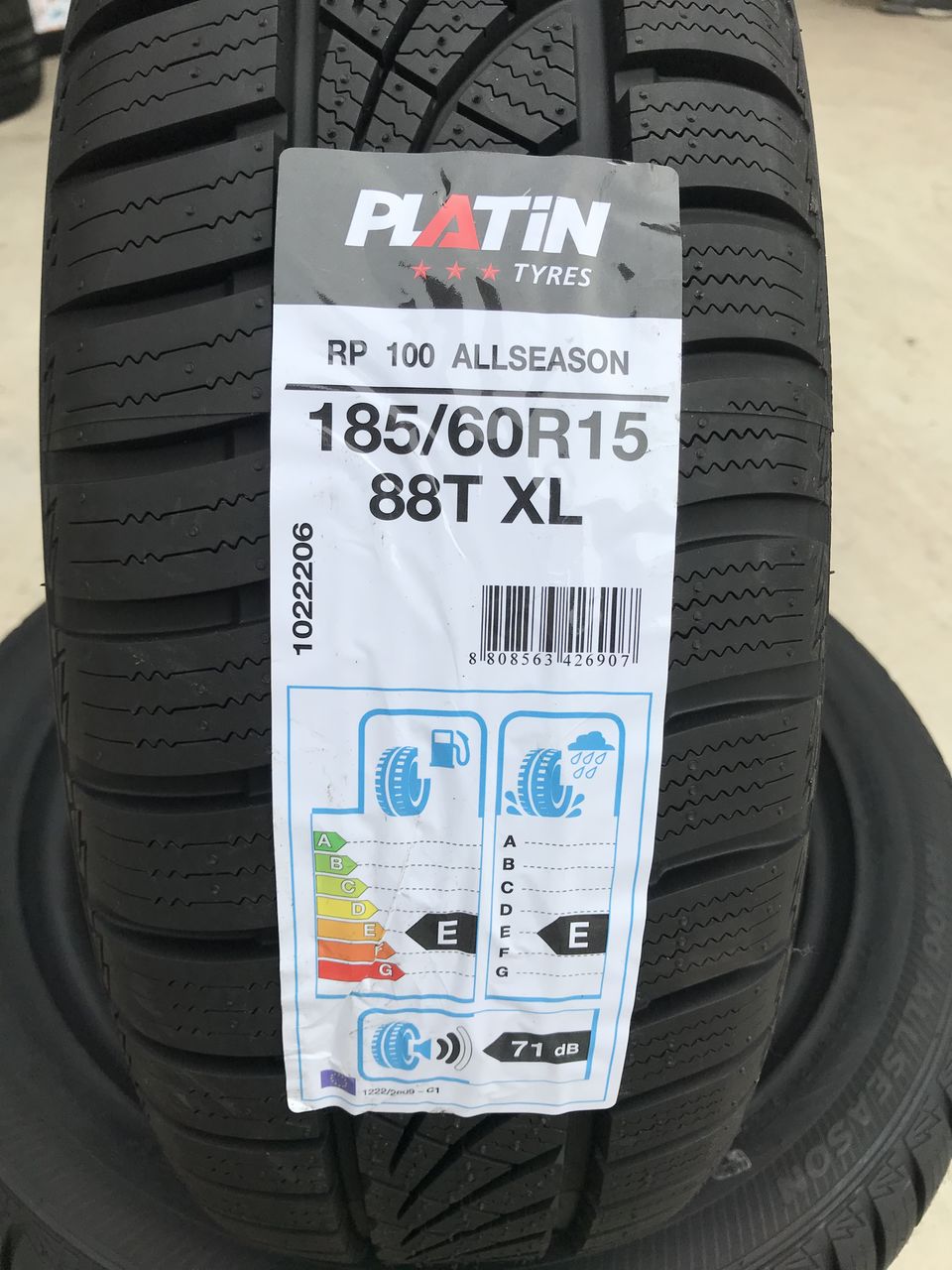 185/60 R15 Platin RP100 (4seasons) M+S/ Доставка, livrare toata Moldova foto 1