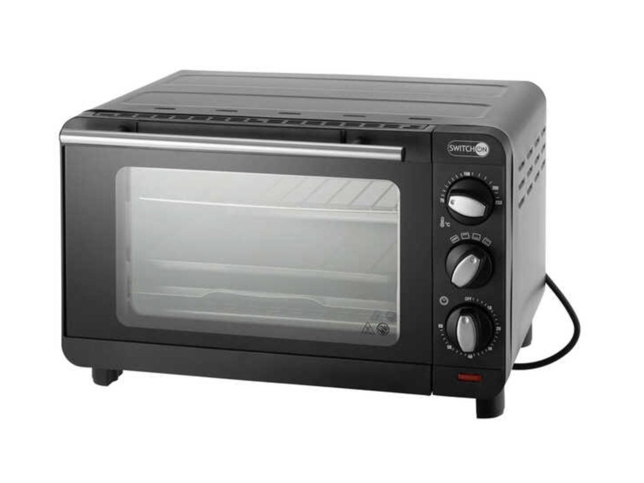 Mini cuptor electric Switch On MO-A0201, 1200W, 13L, Negru foto 1