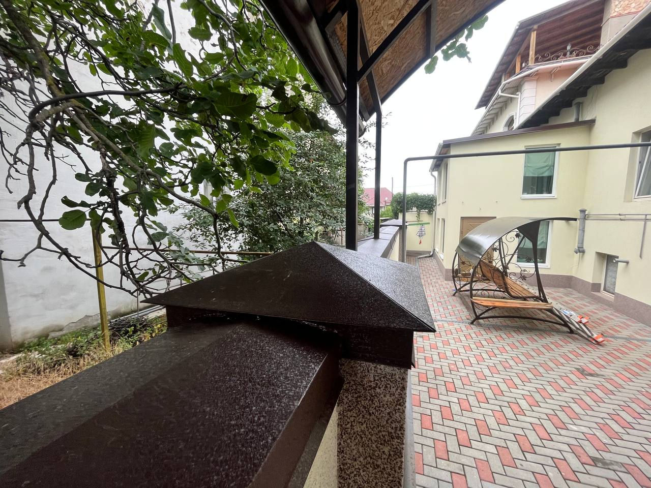 Cos de fum inox ventilarea hogeac parapet gard palarii gard дымоход из нержавеющей стали парапет foto 5