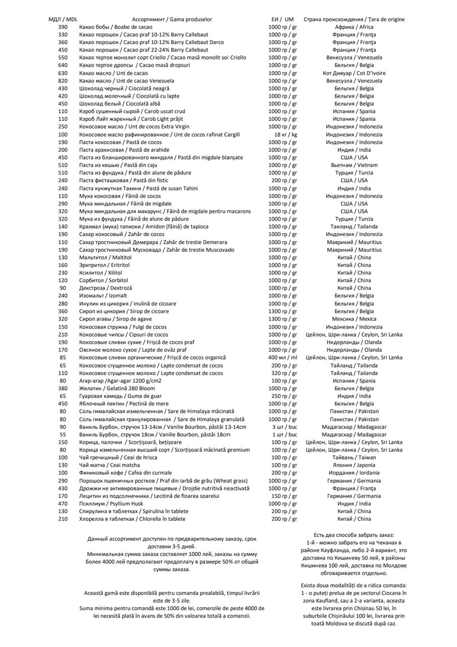 Сироп агавы, Инулин из цикория, Кокосовый сахар, Кокосовые сухие сливки 50%, Кероб сырой, Какао. foto 8