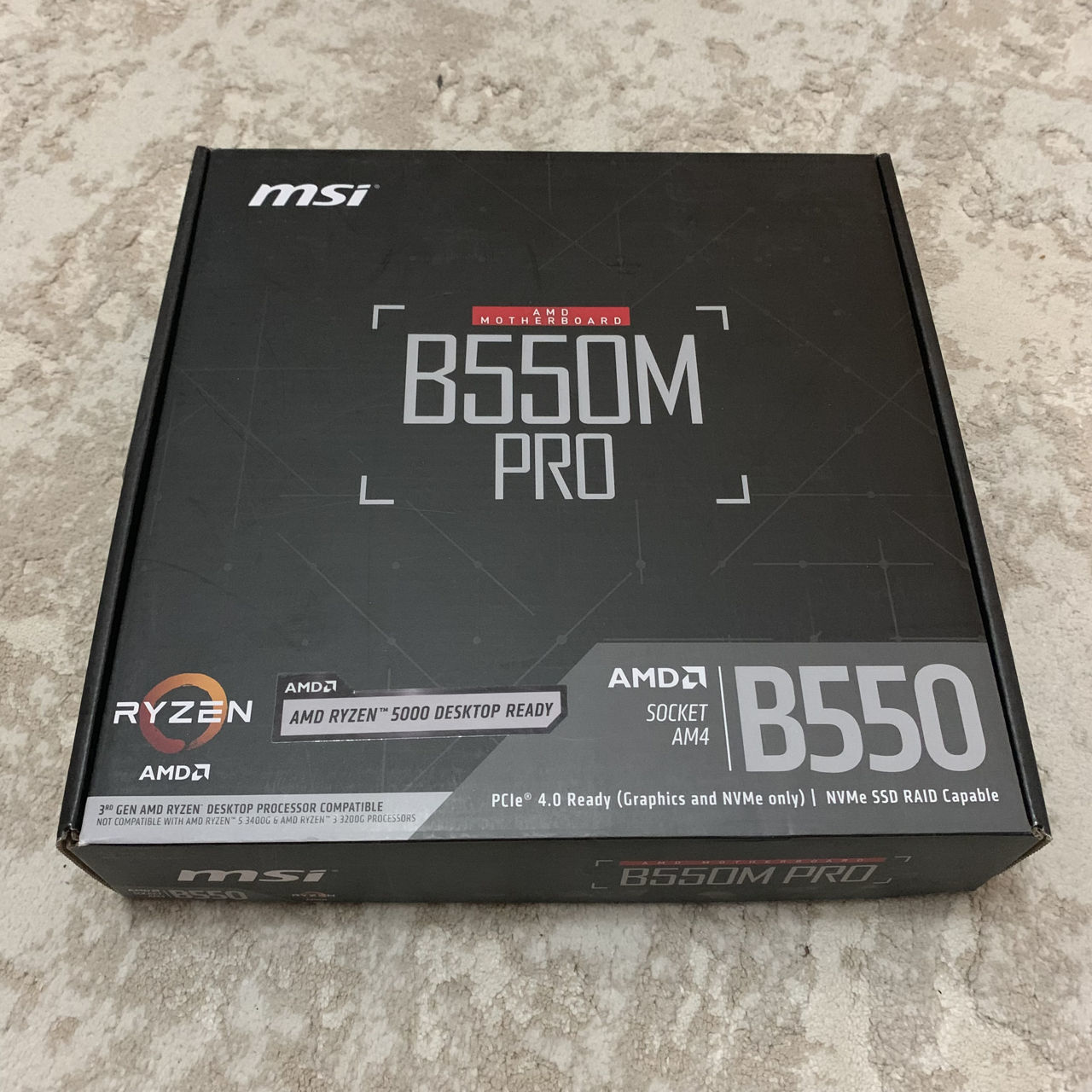 Gigabyte MSI Asus Motherboards AM4 / LGA1200 / B660