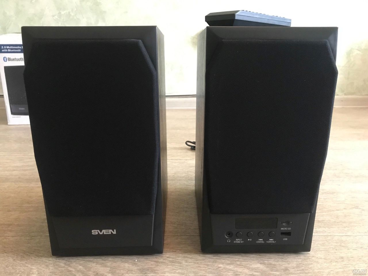 Активные колонки 2.0 с пультом, Bluetooth, FM - Радио, разъемы USB, SD ...