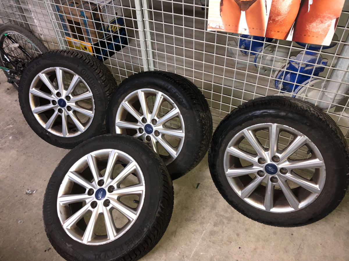 Диски с шинами на Ford 205/55 r16 - всесезонные
