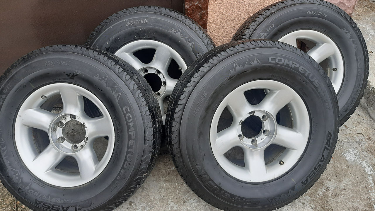 Complect roți Mitsubishi Pajero Sport,L200,Nissan,Toyota. 265/70r16 foto 1