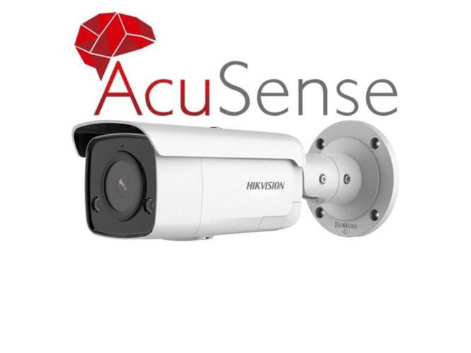 Hikvision 8 Mpx Acusense Micro, Sd 256Gb Poe, Ds-2Cd2T86G2-4I 4Mm foto 1