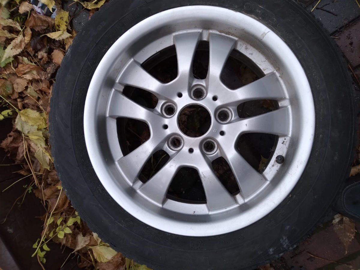 Jante cu anvelope BMW, serie OEM 7x16 5x120 ET 34 dia 72.6 foto 5