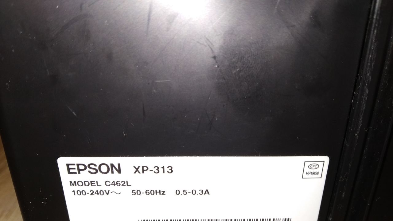 Не включается принтер epson xp 313