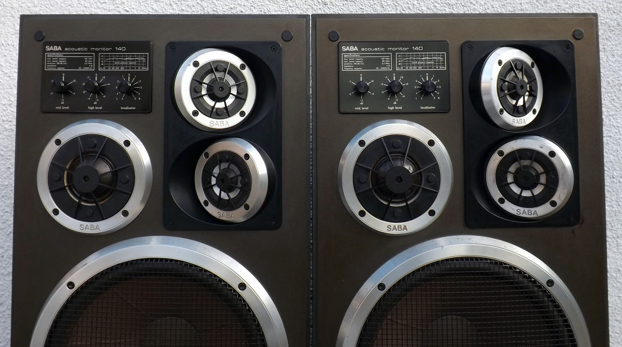 SABA Acoustic Monitor 140 / AM 140. Винтажная акустика foto 3