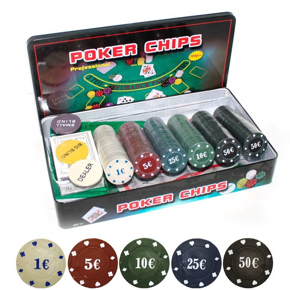 Set de poker покерный набор на 300 фишек и сукно фото 0