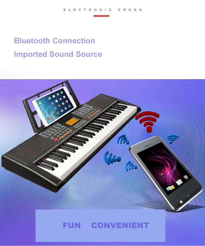 Синтезатор ADMUSIC 662 LCD Подсветка (Новые, Гарантия, Рассрочка. Бесплатная доставка) foto 3