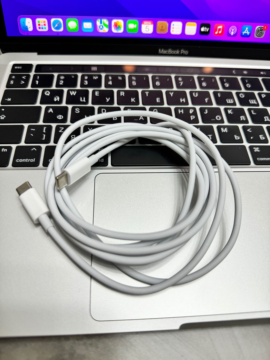 Cablu USB-C 60W 2 metri lungimea de la MacBook Air M1 foto 0