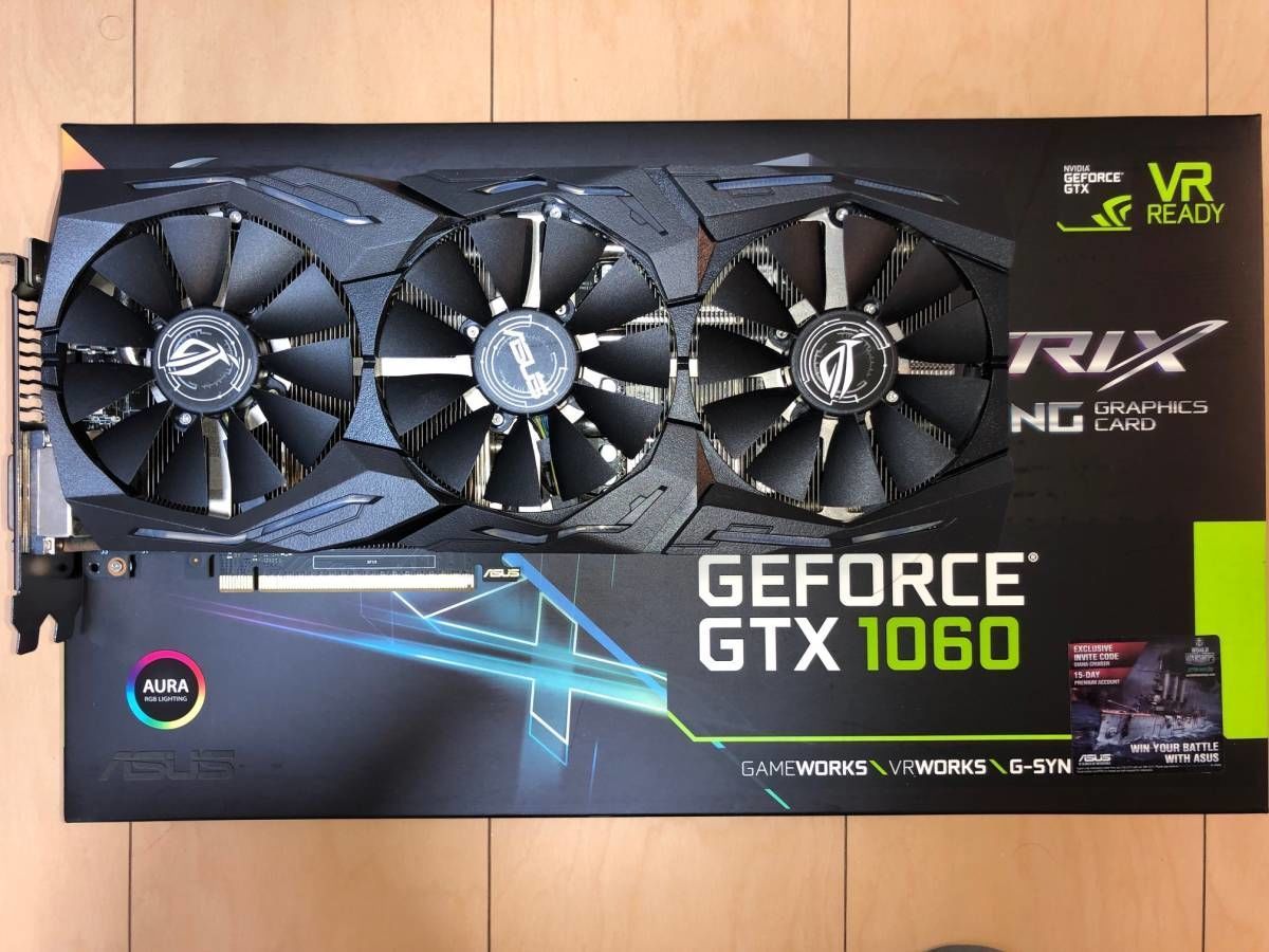 Asus Rog Strix GTX1060 6G gaming