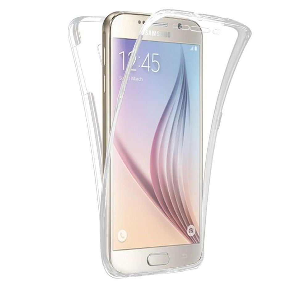 Двухсторонние силиконовые новые чехлы для Samsung Galaxy S6 Edge, S7 Edge