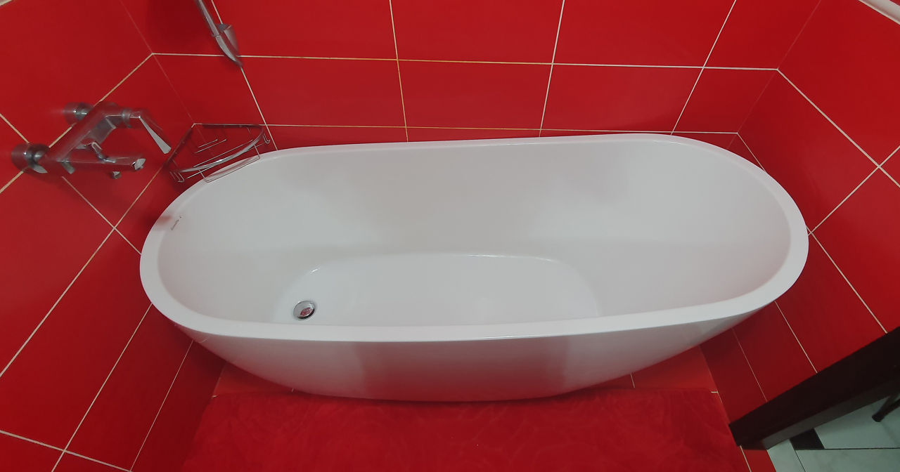 Cadă de baie ovală din acril excellent comfort+/ отдельностоящая акриловая ванна excellent comfort+ foto 3