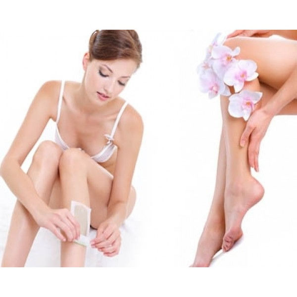 Kit epilare, set epilare acasa, cu incalzitor, ceara, benzi, ulei foto 1