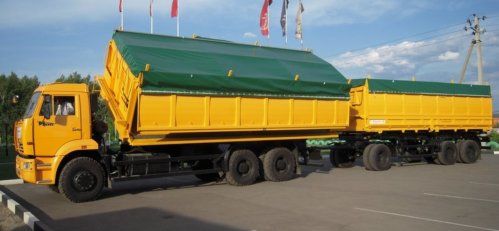 Накидка на самосвал, накидка на зерновоз, мешок кузовной, тент кузовной, кузовной мешок для фруктов фото 1