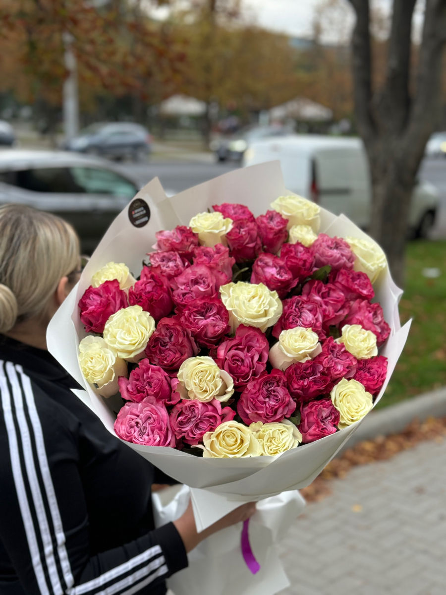 51 / 101 / 201 trandafiri premium - proud, pomarosa, explover, country blues foto 2