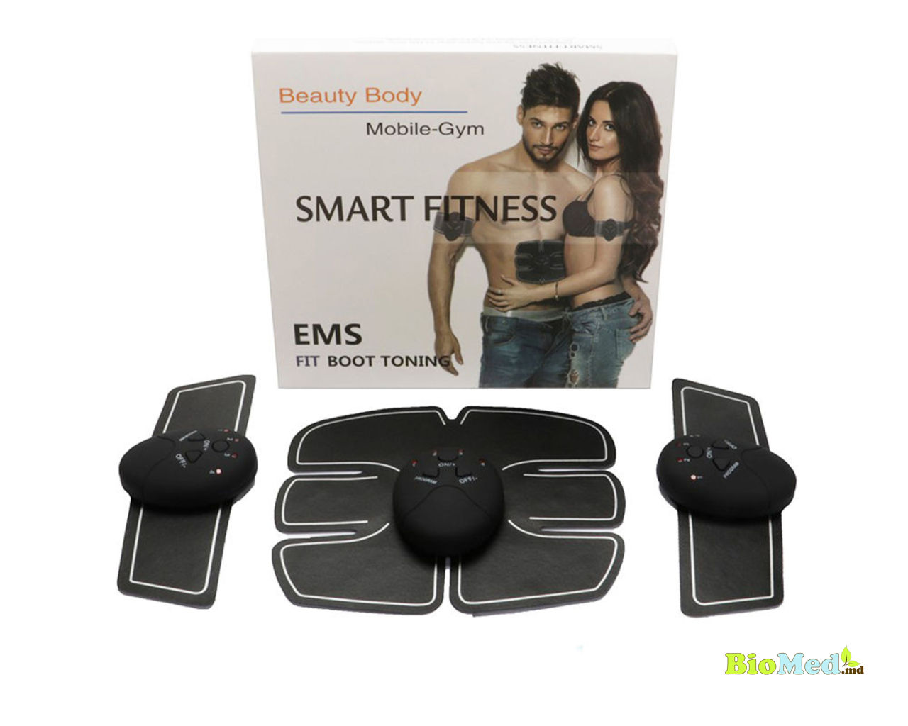 Smart Fitness EMS reincarcabil Trainer electrostimulare musculara Мышечная электростимуляция EMS фото 1