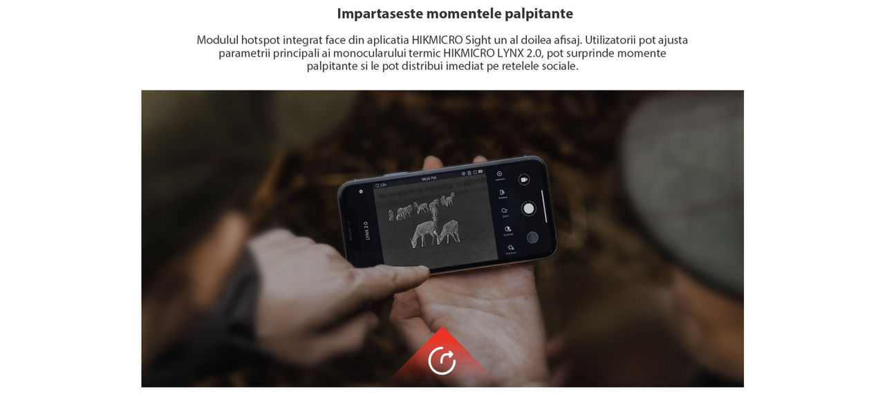 Cumpără oficial monocularul cu termoviziune HikMicro Lynx LH15 2.0 фото 1