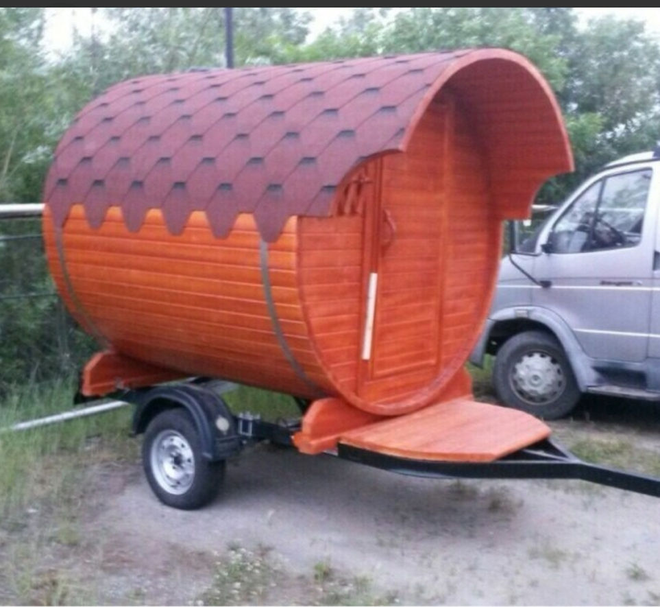 saună butoi mobilă chirie 2500 lei ziua se face livrarea contra cost ! foto 0