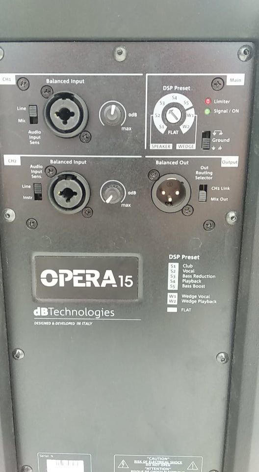 Chirie boxă activă db technologies opera 15 foto 1