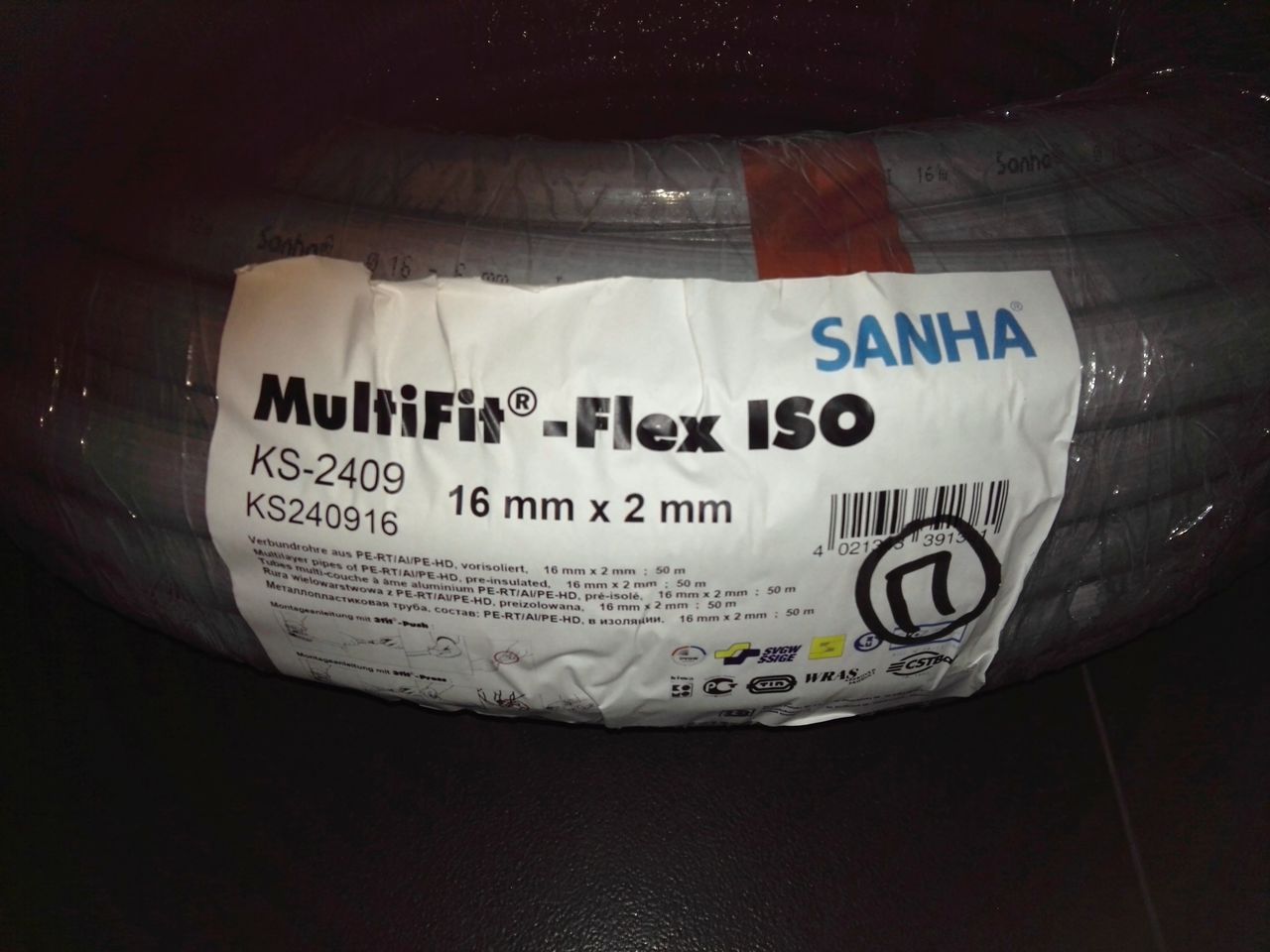 Труба металлопласт, teava metaloplast Sanha (Germania)