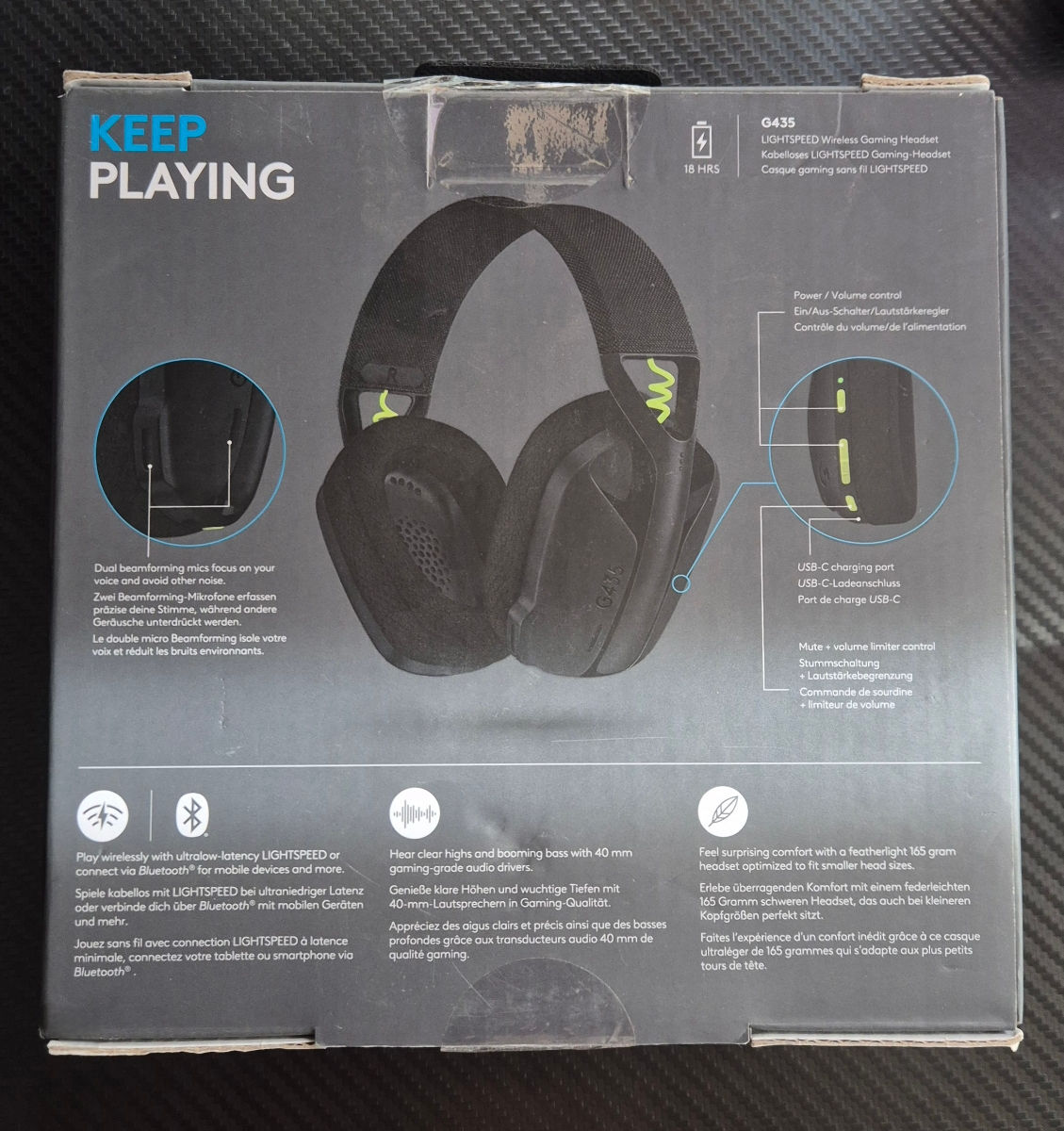 XBERSTAR Tragetasche Für Logitech G435 Kopfhörer – Schwarz, Schützend & Leicht