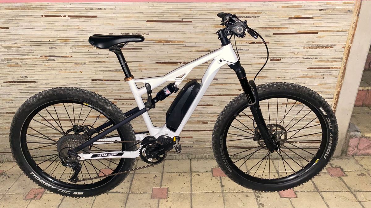 Bicicletă Electrică Cannondale Full Suspension 150mm/ Schimb foto 1