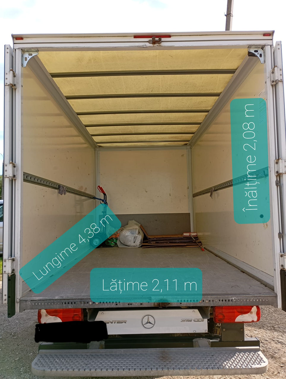 Transport marfuri mici si voluminoase (fara hamali) 250 lei/ora in Chisinau si 12 lei/km infara foto 1