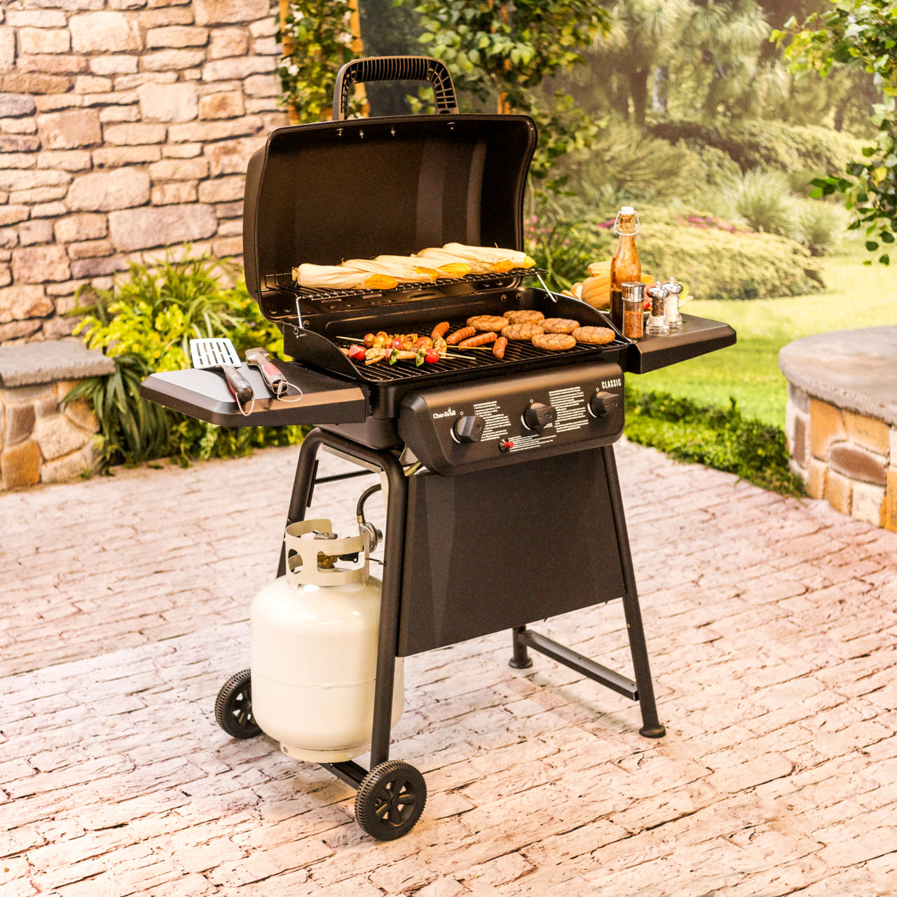 Gratar grill pe gaz Char Broil Classic 360 газовый гриль BBQ gril foto 1