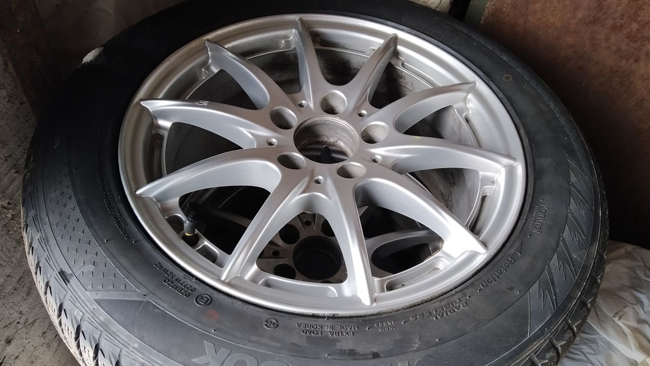 R16 Mercedes original диски + резина 205/60 2018