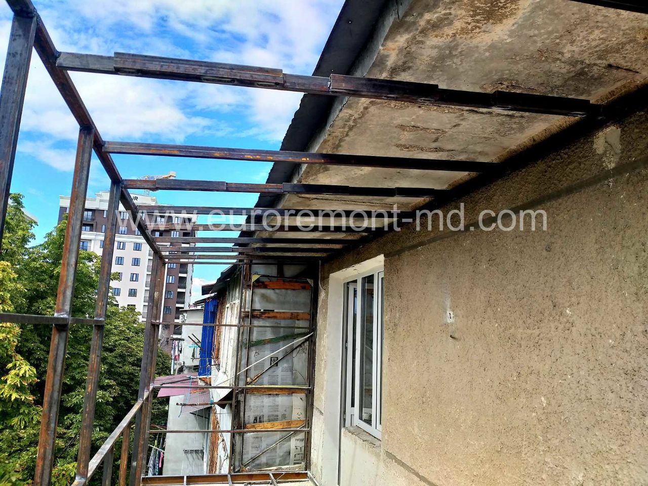 Balcoane la cheie în Chișinău - Балконы в Кишиневе под ключ. Repararea balcoanelor - Ремонт балконов фото 8
