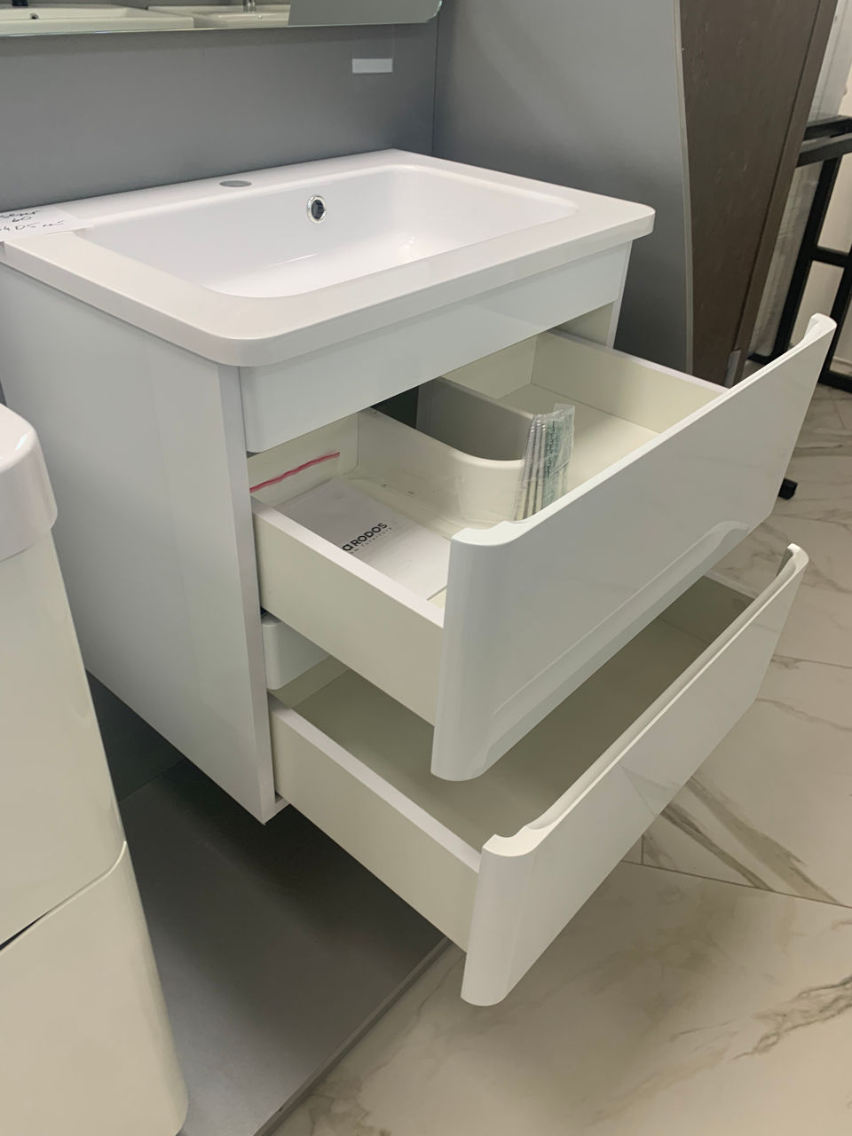 Mobilă pentru baie suspendata 60 cm Aqua Rodos foto 6