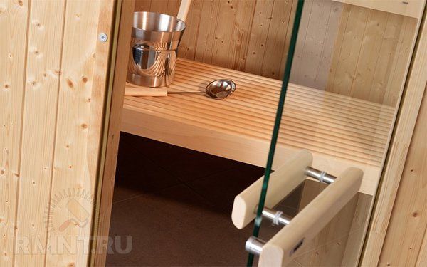 Стеклянные двери для сауны фото 3