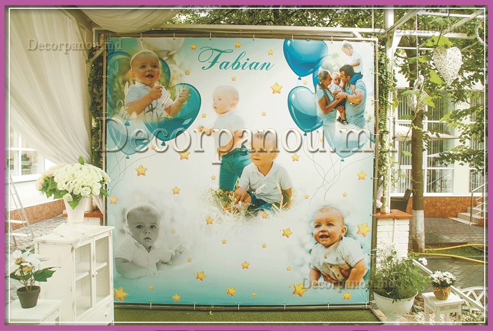 Decor cu panou foto , fotopanou , fotostand la nunta , cumatrie , aniversare , corporativ фото 3