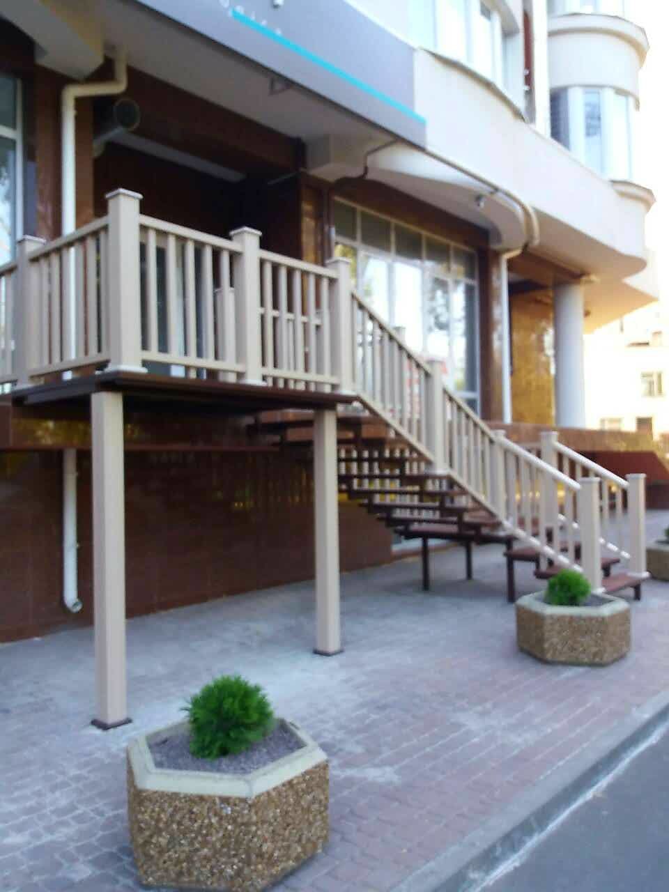 Balustrade din profile wpc lemn plastifiat decking (террасная доска)древесно-полимерный композит foto 0