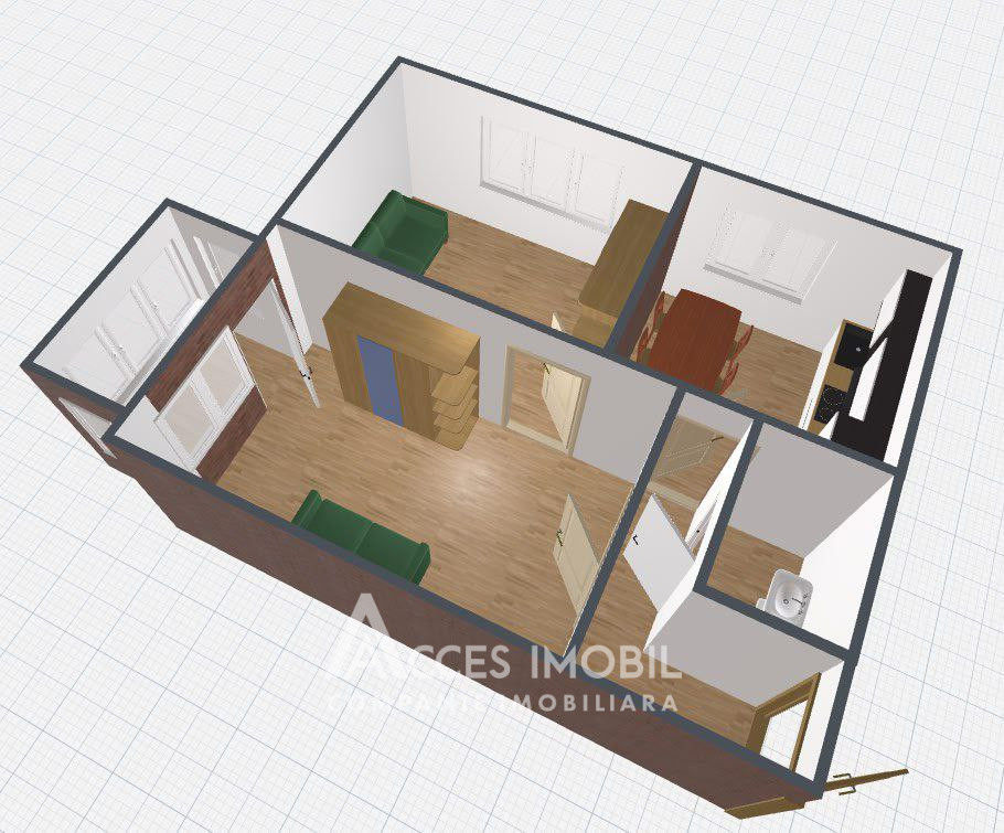 Apartament cu 2 camere,  Poșta Veche,  Chișinău,  Chișinău mun. foto 9