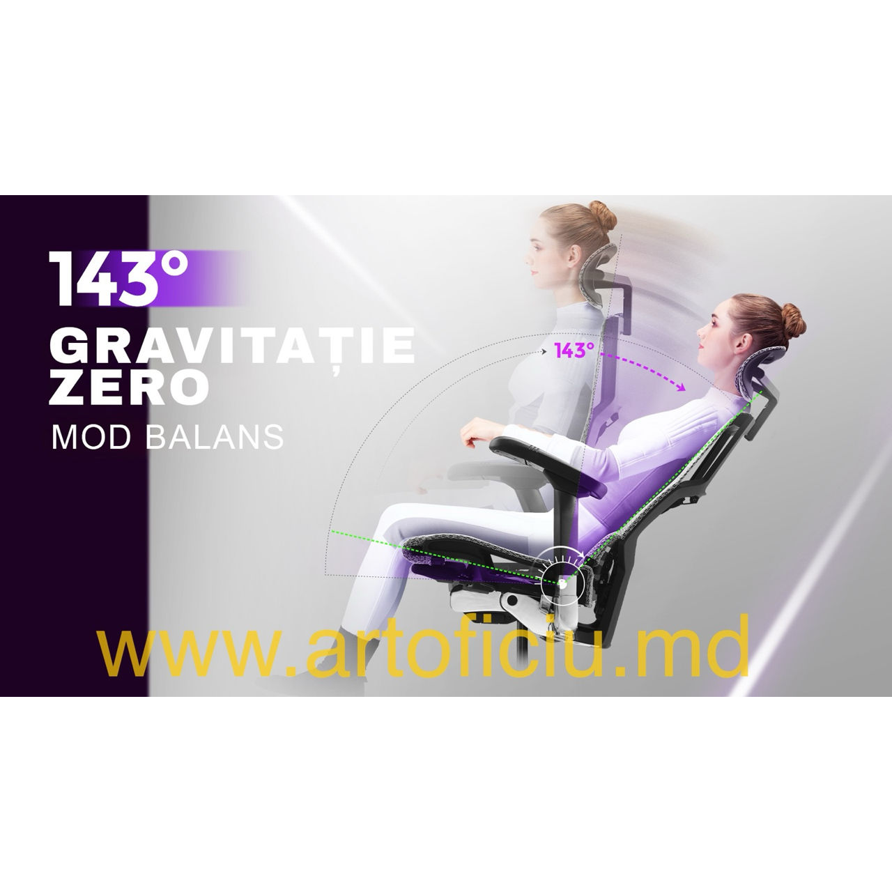 Scaune ergonomice Comfort Seating - este proiectat pentru a asigura confortul spatelui dvs. foto 15